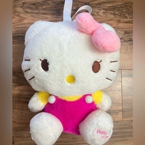 NWOT Hello Kitty plush backpack
